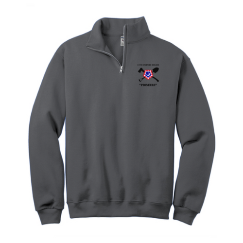 117 Engineer Brigade 1/4 Zip Pullover - Adult