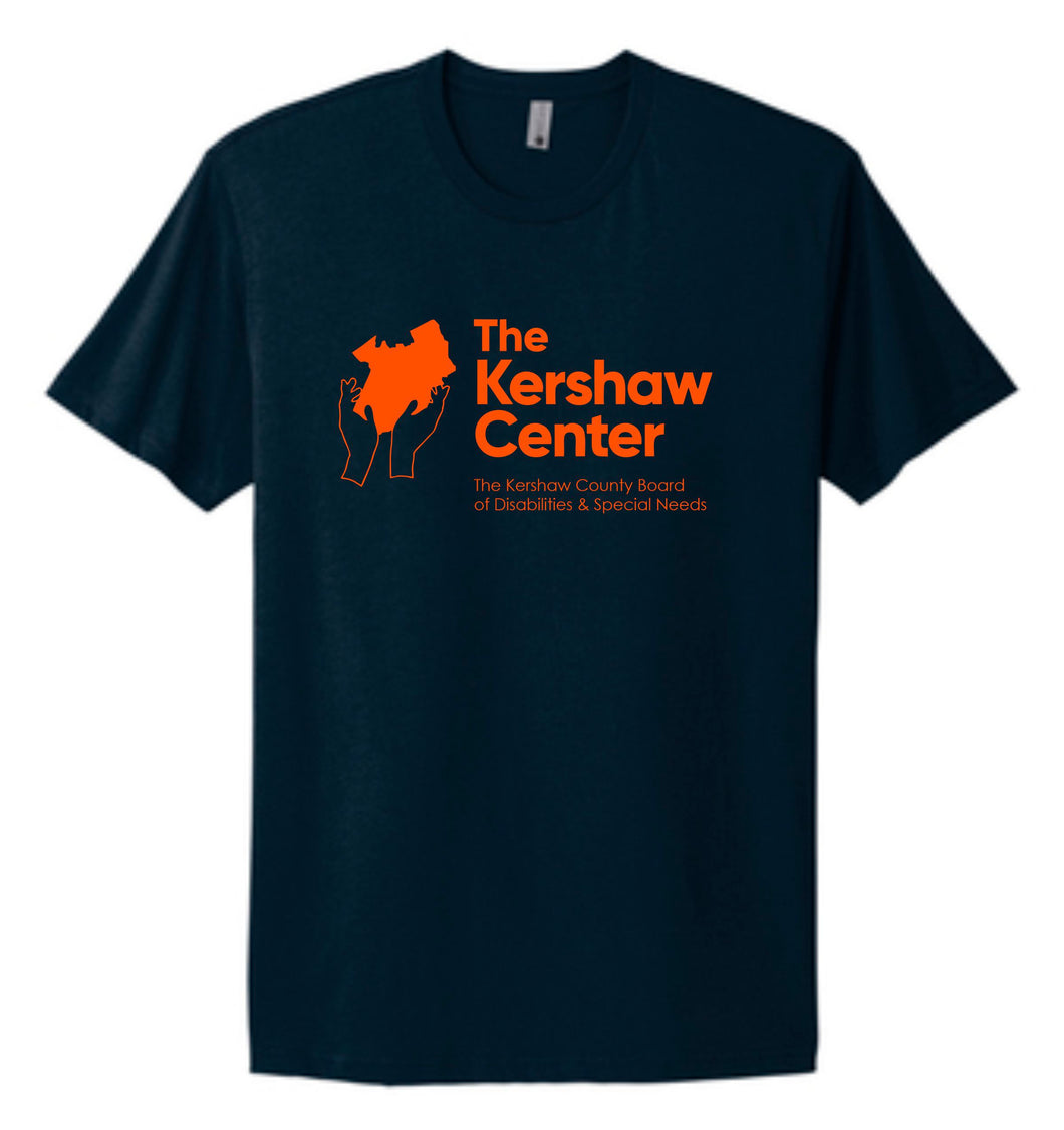 Kershaw Center Navy Next Level Fitted Crew T