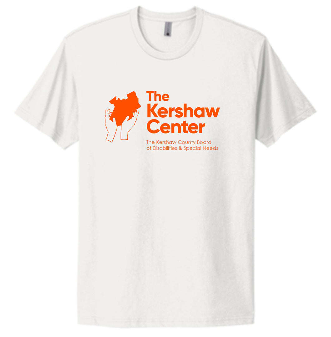 Kershaw Center White Next Level Fitted Crew T